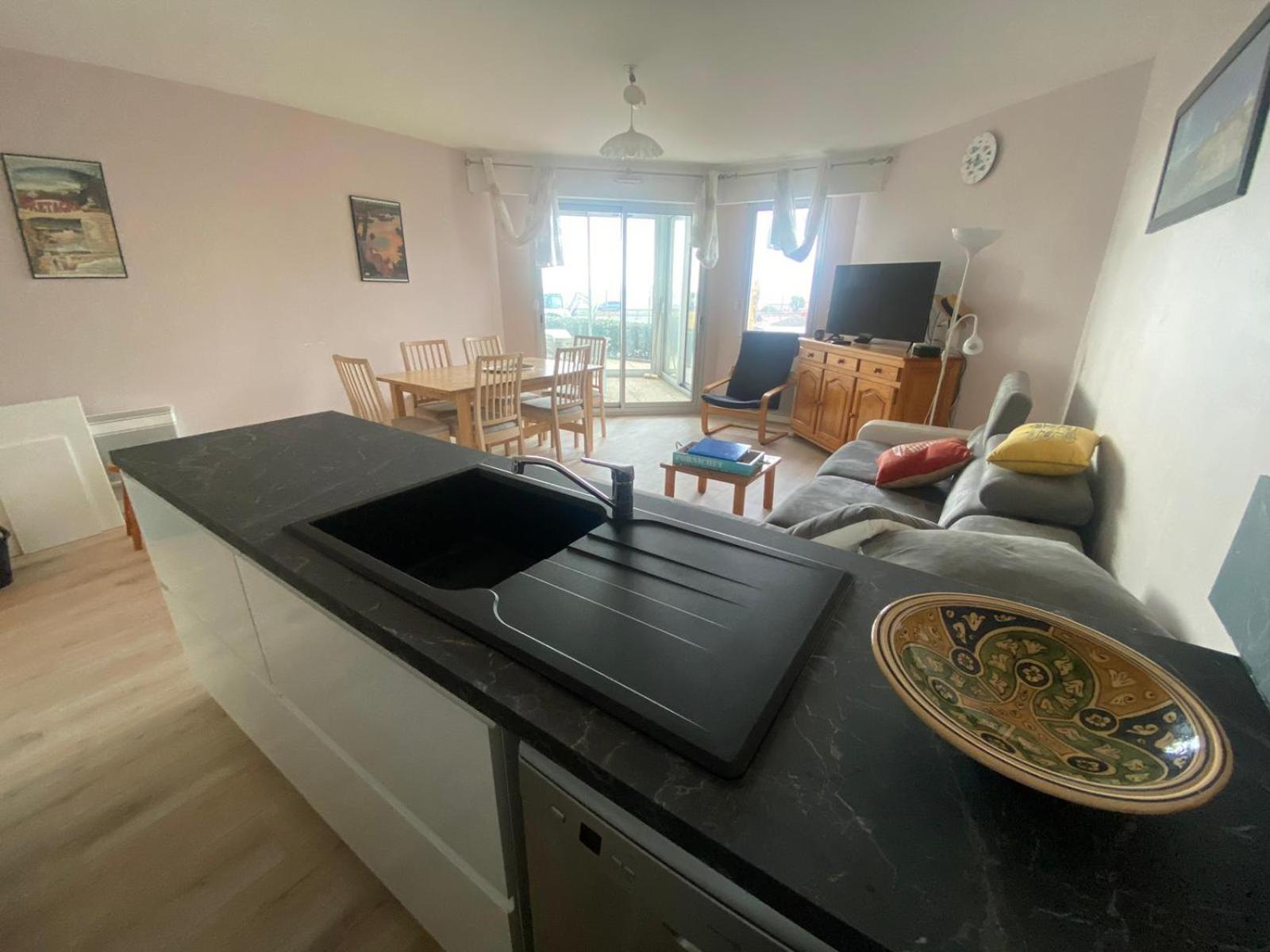 Appartement T3 - 4 personnes - Face Océan - Thalasso Pornichet Extérieur photo